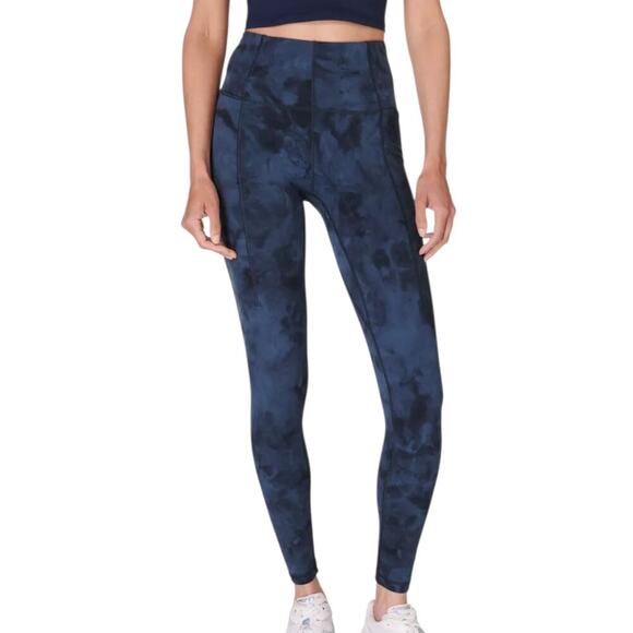 Women's Sweaty Betty Superior Soft Leggings Navy Blue Full Length Super Sculpt M - Picture 14 of 14